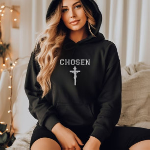 Gekozen Hoodie Christelijk Sweatshirt Faith Based