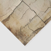 gekraakt script tissuepapier (Detail)