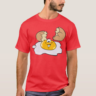 Gekraakte eieren t-shirt