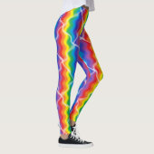 Gekraakte regenboog leggings (Rechts)
