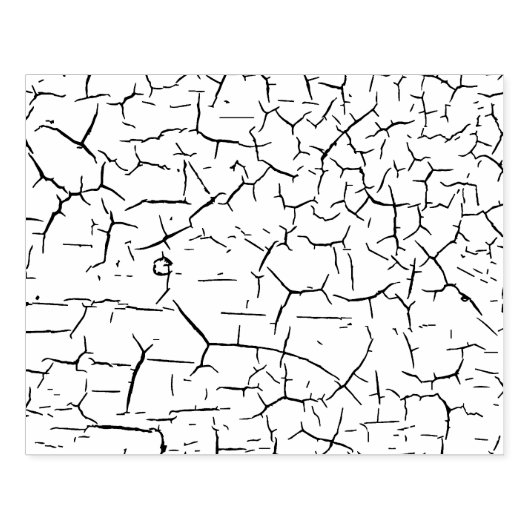 Gekraakte verftextuur 	rubberstempel (Afrduk)