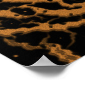 Gekrackeerde ruimteveer - Bronze Poster (Hoek)