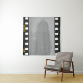 Gekraste filmstrip, plaatsaanduiding. wandkleed (In Situ (horizontaal))