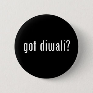 gekregen diwali? ronde button 5,7 cm