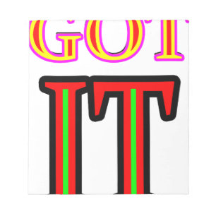 Gekregen IT4 jgibney de Giften van Zazzle van het Notitieblok