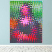 Gekreun Mona Lisa Abstracte Olie Canvas Afdruk (Insitu (Houten vloer))