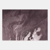 Gekristalliseerde rode agaat | Ruby Crimson gemarm Inpakpapier Vel (Voorkant 2)