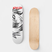 gekromd skateboard (Voorkant)