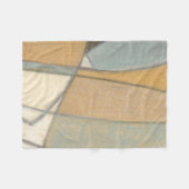 Gekromde lijnen en gedempte aartafels fleece deken (Voorkant (Horizontaal))
