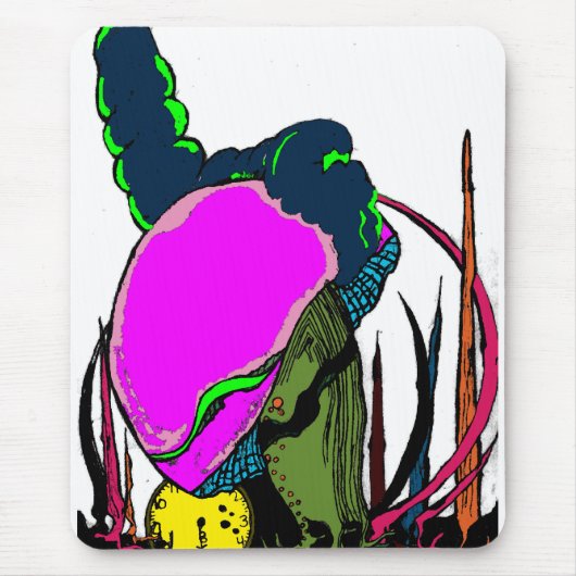 gekrompen muismat (Voorkant)