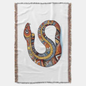 gekronkelde aardslang deken (Voorkant Verticaal)