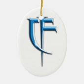 GEKROOKT FANG XMess Ornament (Voorkant)