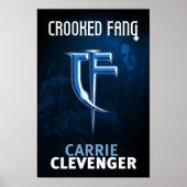 GEKROOKT VANG BLAUW HOESJE POSTER (Voorkant)