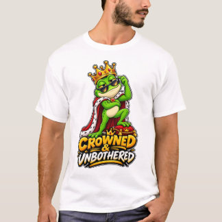 Gekroond & Onverstoorbaar – Grappige Kikkervorst T-shirt