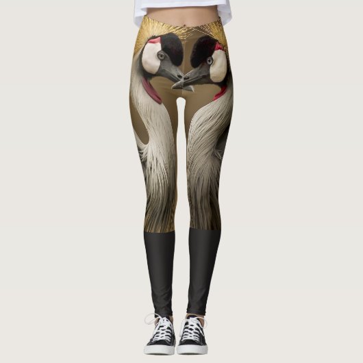 gekroonde kraan Leggings (Voorkant)
