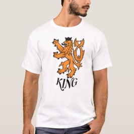 Gekroonde Leeuw Heraldisch Embleem | Koninklijke L T-shirt