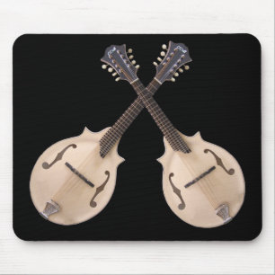 GEKROSEERD MANDOLINS-MOUSEPAD MUISMAT