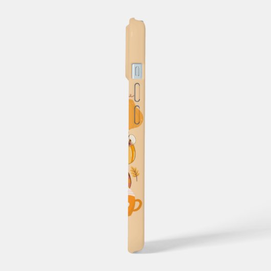 gekruid pompoenseizoen iPhone 15 hoesje (Linkerkant)