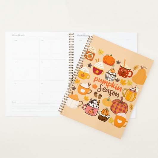 gekruid pompoenseizoen planner (Display)