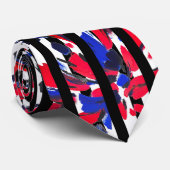 Gekruiste bloem stropdas (Opgerold)