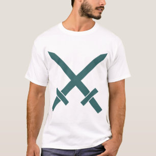 Gekruiste zwaarden t-shirt