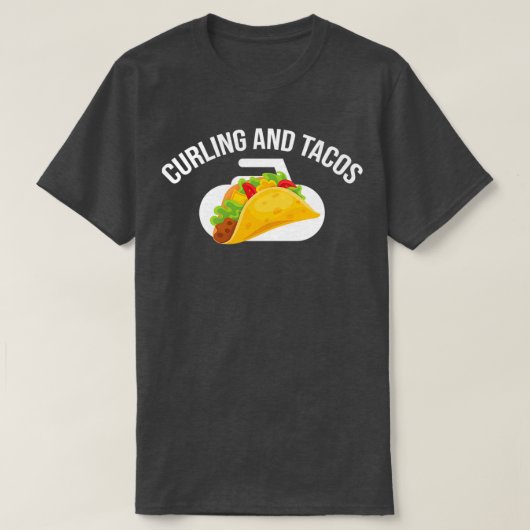 gekruld en taco's grappig geschenk t-shirt (Design voorkant)