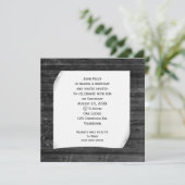 Gekruld papier op zwart hout kaart (Staand voorkant)