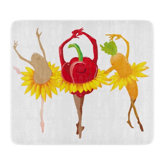 Gekte groenten snijplank (Voorkant)