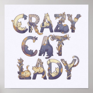 Gekte Kat Dame Poster