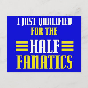 Gekwalificeerd voor Half Fanatics Briefkaart