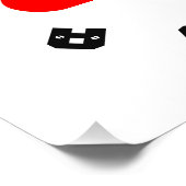 "Gekwalificeerde accountantsverklaring" Perfect Poster (Hoek)