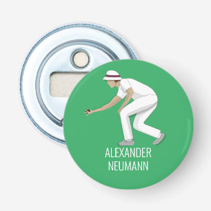 Gekwalificeerde Bowlen Button Flesopener