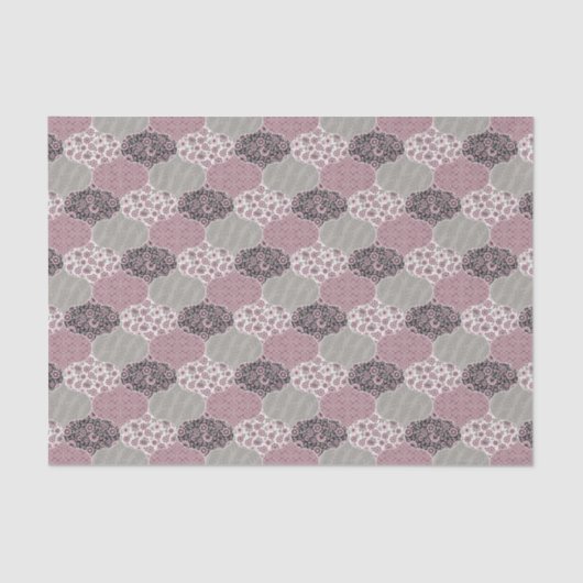 Gekwalificeerde Marokkaanse zuidwestroze grauwe Fl Tissuepapier (Voorkant)