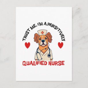 Gekwalificeerde Verpleegster Positief Briefkaart