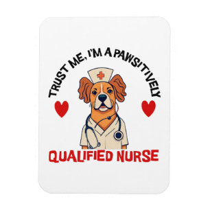 Gekwalificeerde Verpleegster Positief Magneet