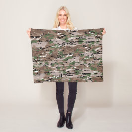 Gekweekt leger Camo Dog Fleece Deken