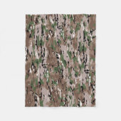 Gekweekt leger Camo Dog Fleece Deken (Voorkant)