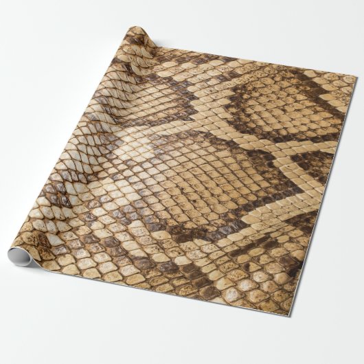 Gekweekte python skinpython, huid, slang, reticula cadeaupapier (Uitgerold)