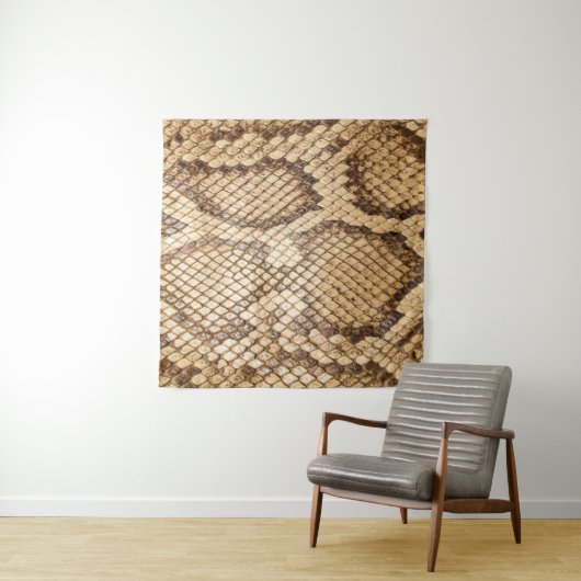 Gekweekte python skinpython, huid, slang, reticula wandkleed (In situ)