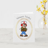 Gel de la carte canadienne Funny Canada (Fleur jaune)