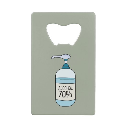 Gel Sanitizer à la main avec 70% d'alcool (Devant)