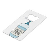 Gel Sanitizer à la main avec 70% d'alcool (Dos Angle)