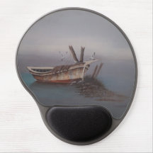 Tapis de souris en gelée Old Skiff