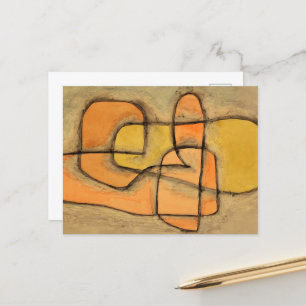 Gelaagd door Paul Klee Feestdagenkaart