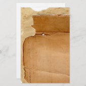 Gelaagd oud gescheurd papier 4 briefpapier (Voorkant / Achterkant)