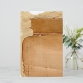 Gelaagd oud gescheurd papier 4 briefpapier (Staand voorkant)