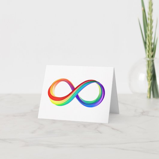 Gelaagd Rainbow Infinity symbool (Voorkant)