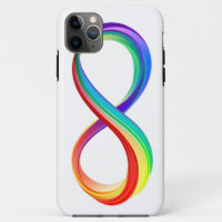 Gelaagd Rainbow Infinity symbool