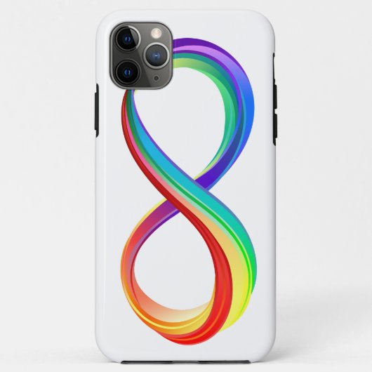 Gelaagd Rainbow Infinity symbool Case-Mate iPhone Case (Achterkant)