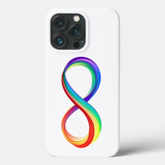Gelaagd Rainbow Infinity symbool Case-Mate iPhone Case (Achterkant)